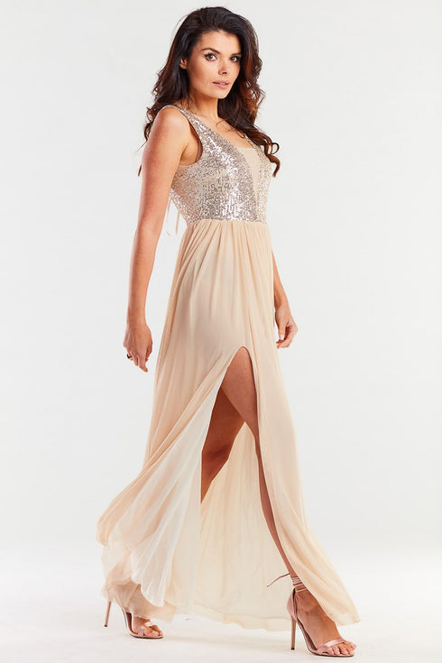Robe longue model 174302 awama